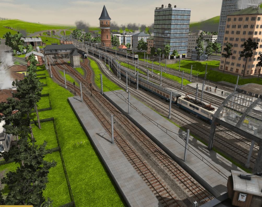 Einfahrt in den Bahnhof Schwerin