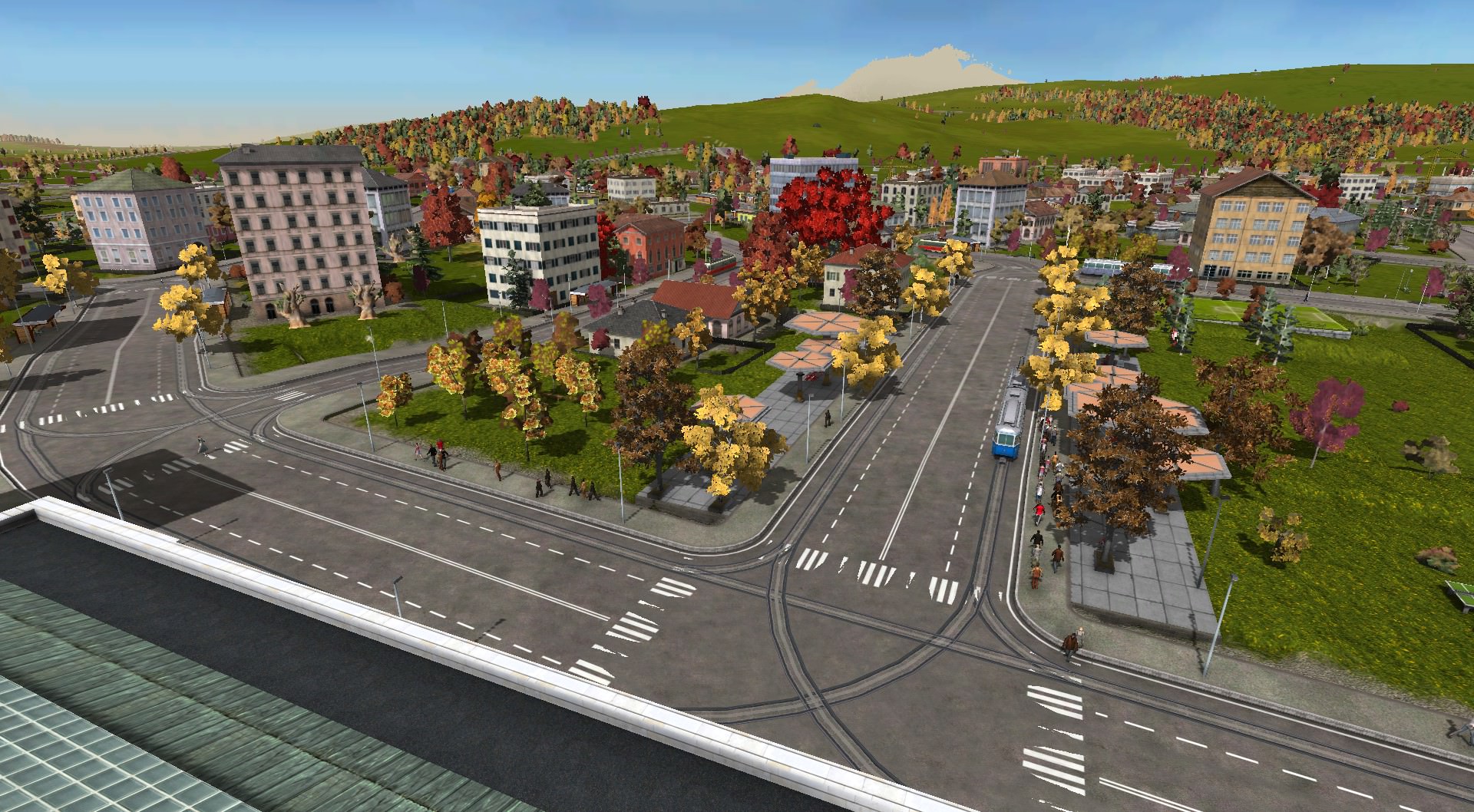 neue Tramhaltestelle