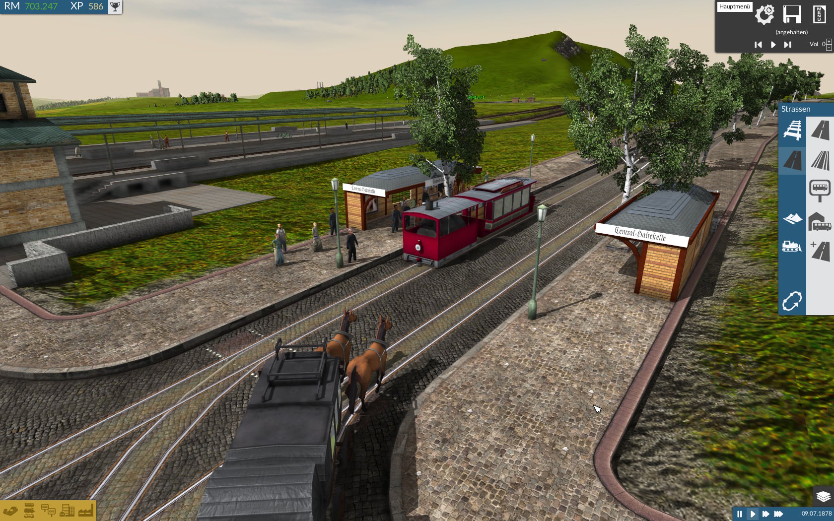 Straßenbahn und Tram der ersten Stunde...