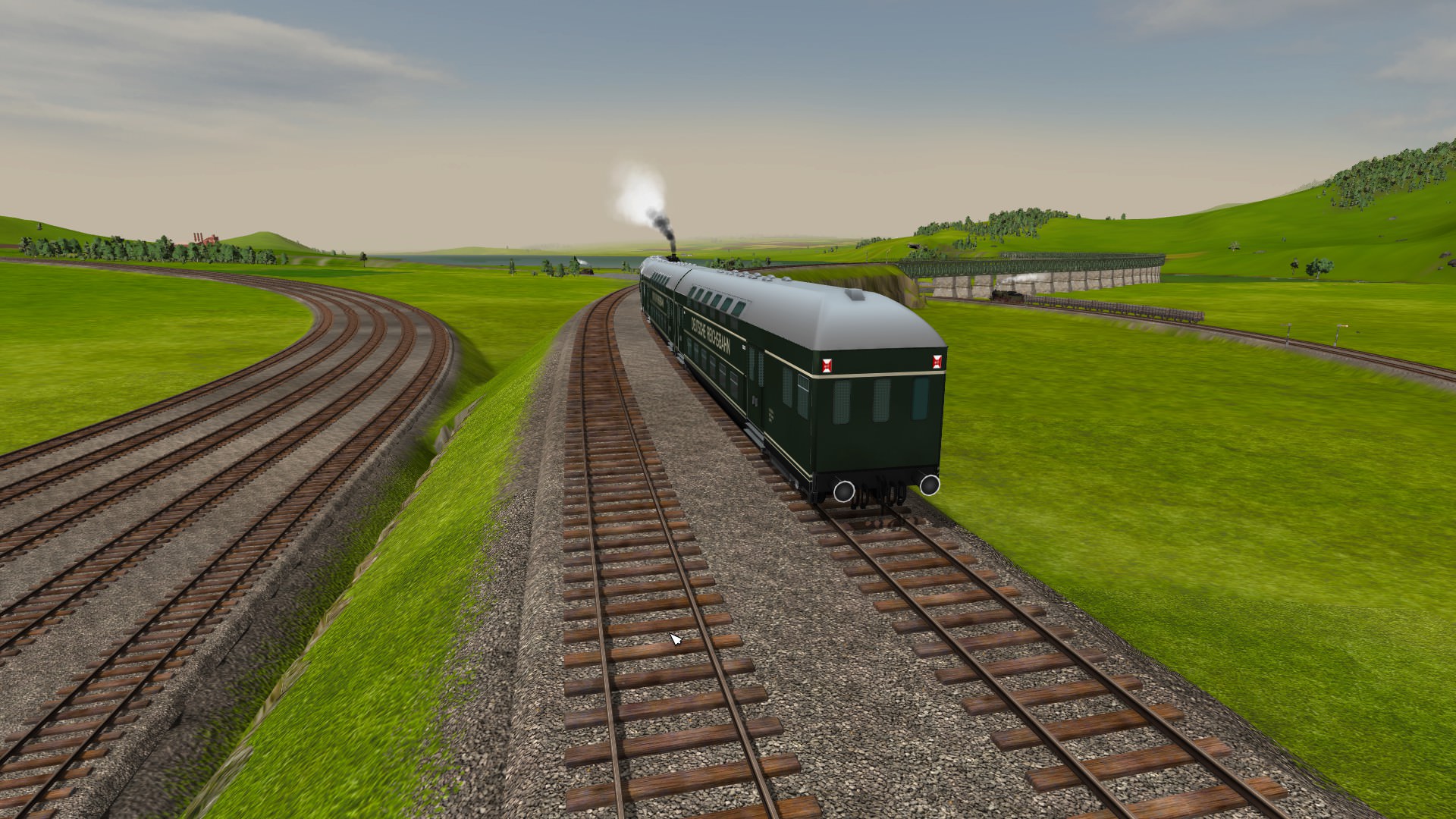 Doppelstockwagen DB7 auf Testfahrt 1
