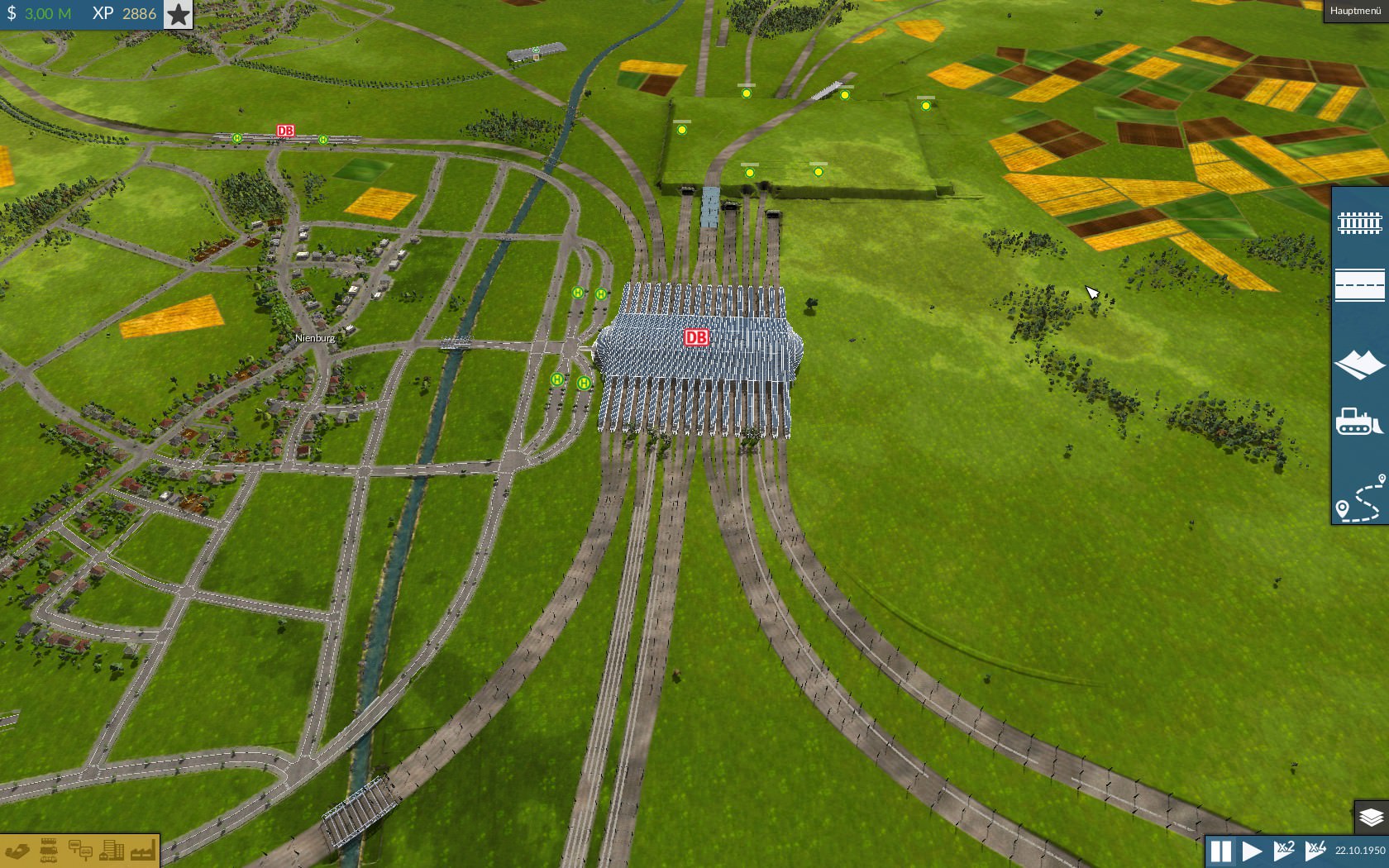 Fertiger Hauptbahnhof
