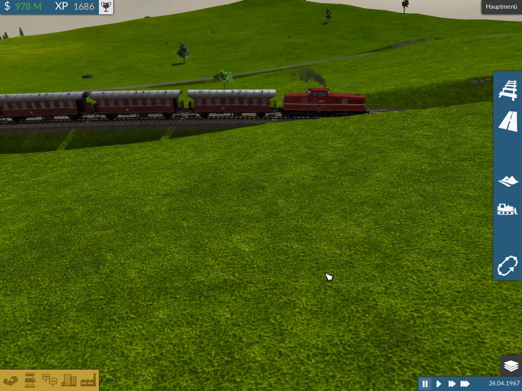 V80 mit Nebenbahnzug