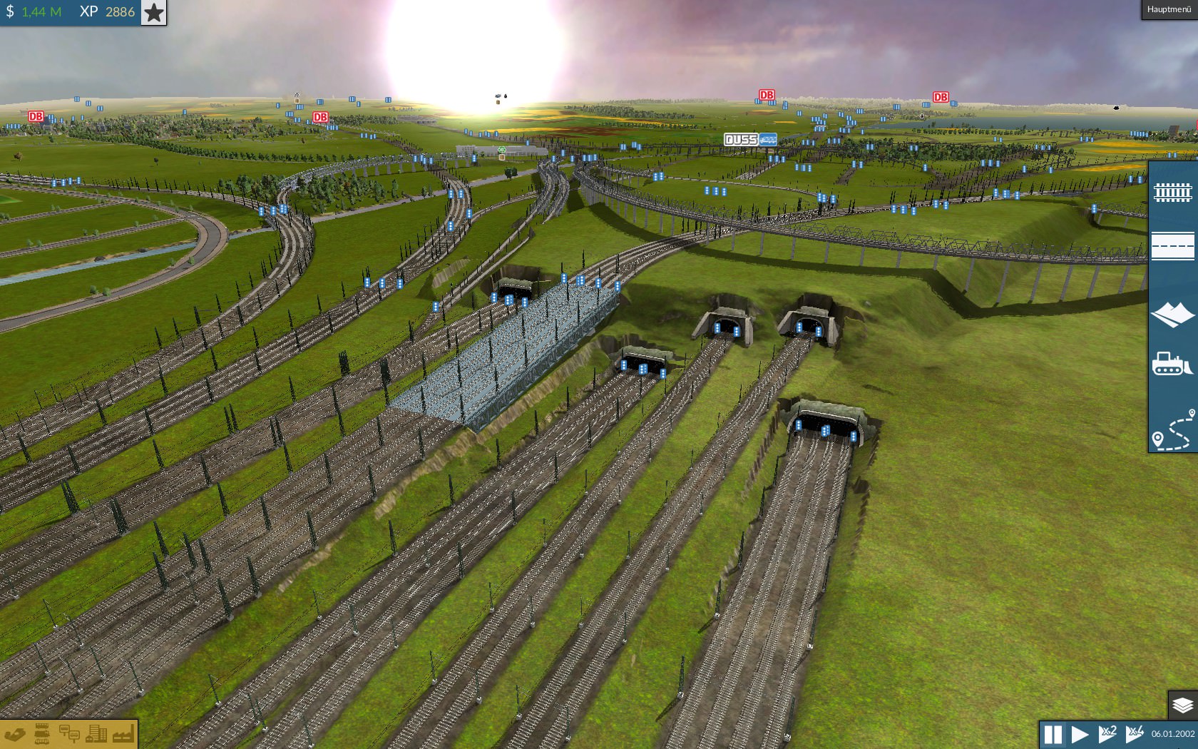 Aus-, Einfahrt Nienburg Haupt Depot West.