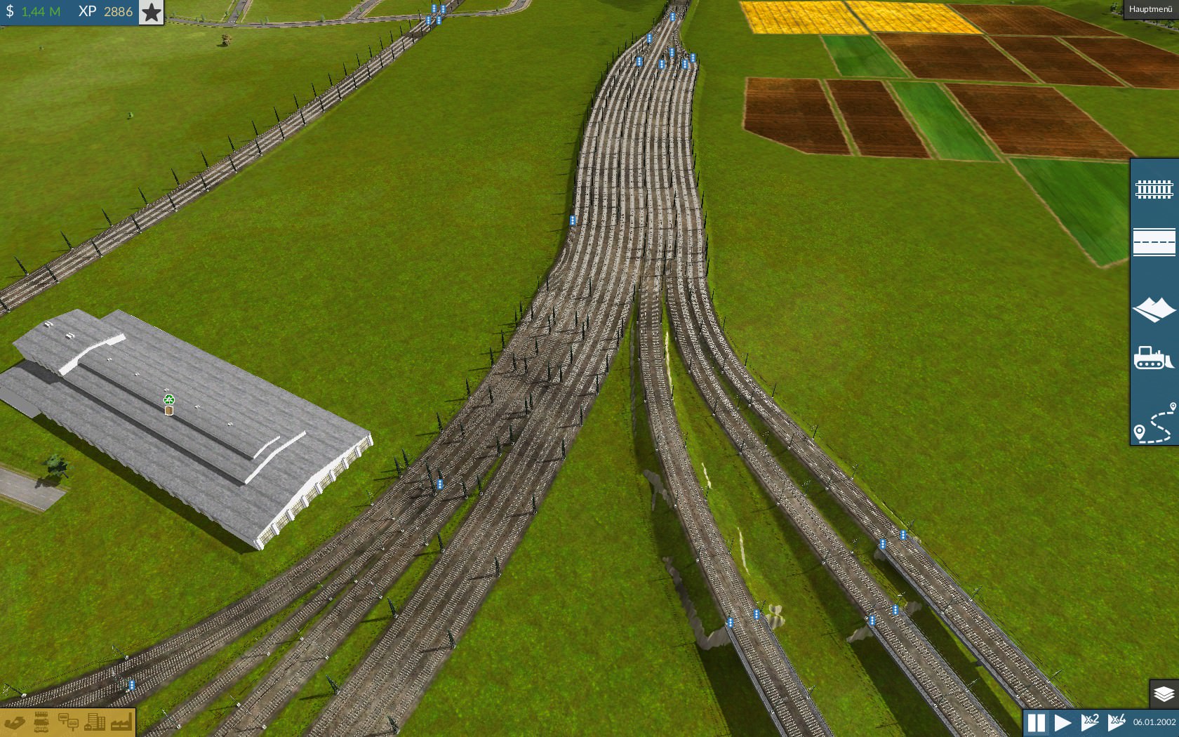 Aus-, Einfahrt Nienburg Haupt Depot West.