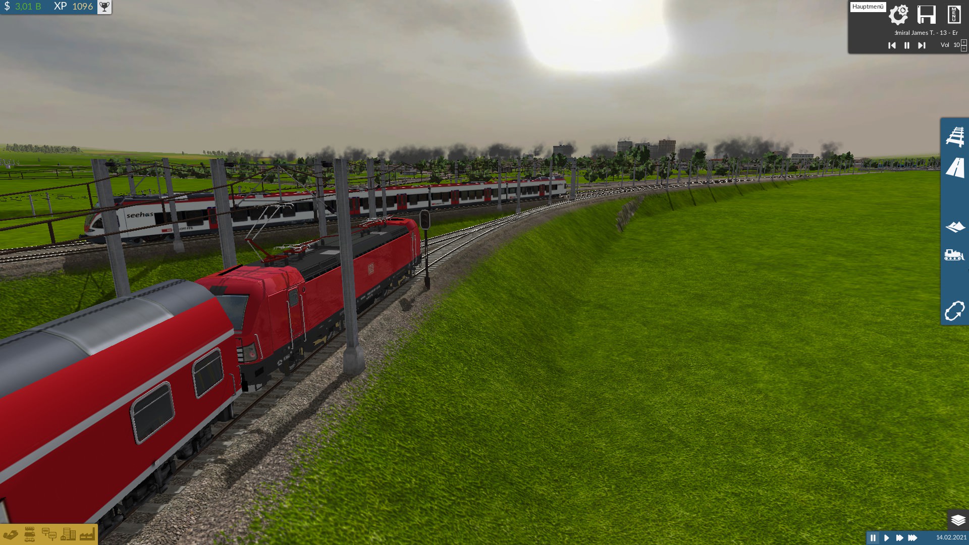 Die schöne Siemens Vectrom in DB Lack