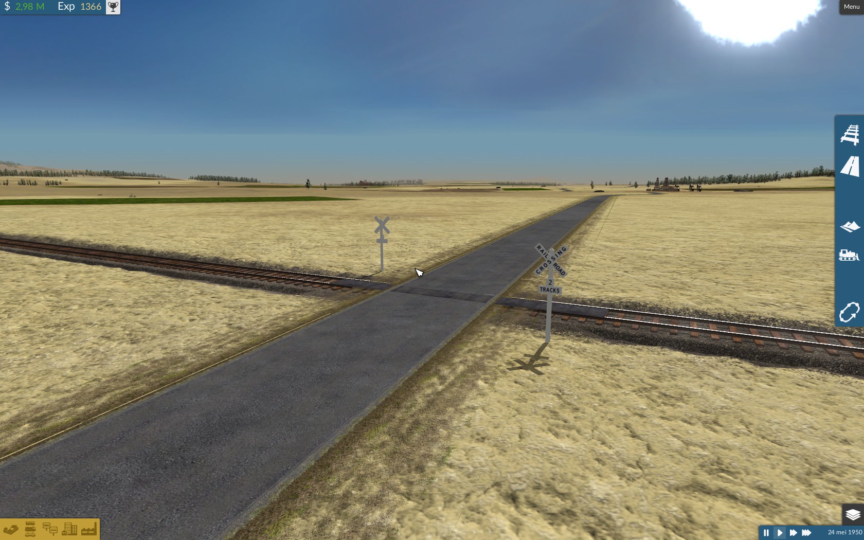 US simple crossing
