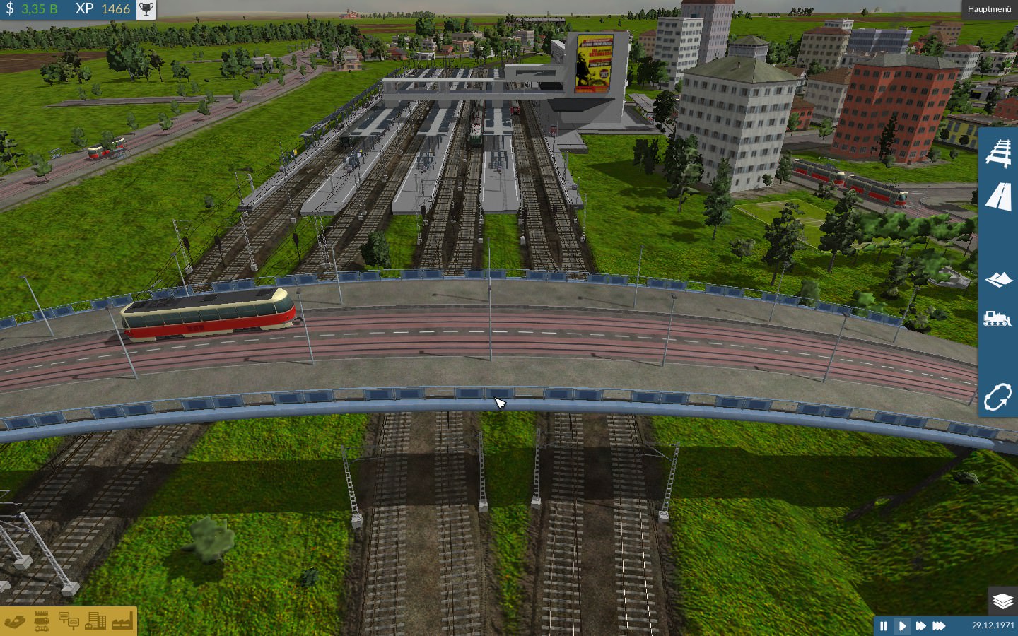 Hallstadt Hbf von oben