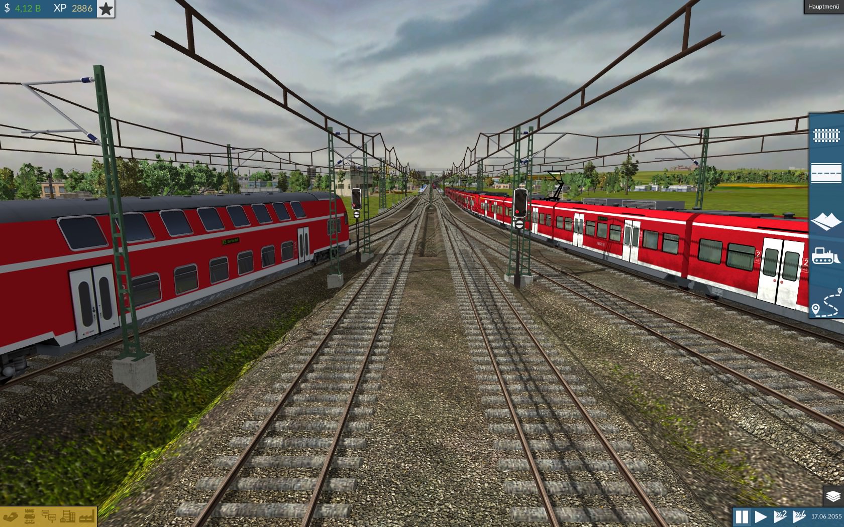 von 2 Spuren auf 6 Spuren (Nach Umbau)