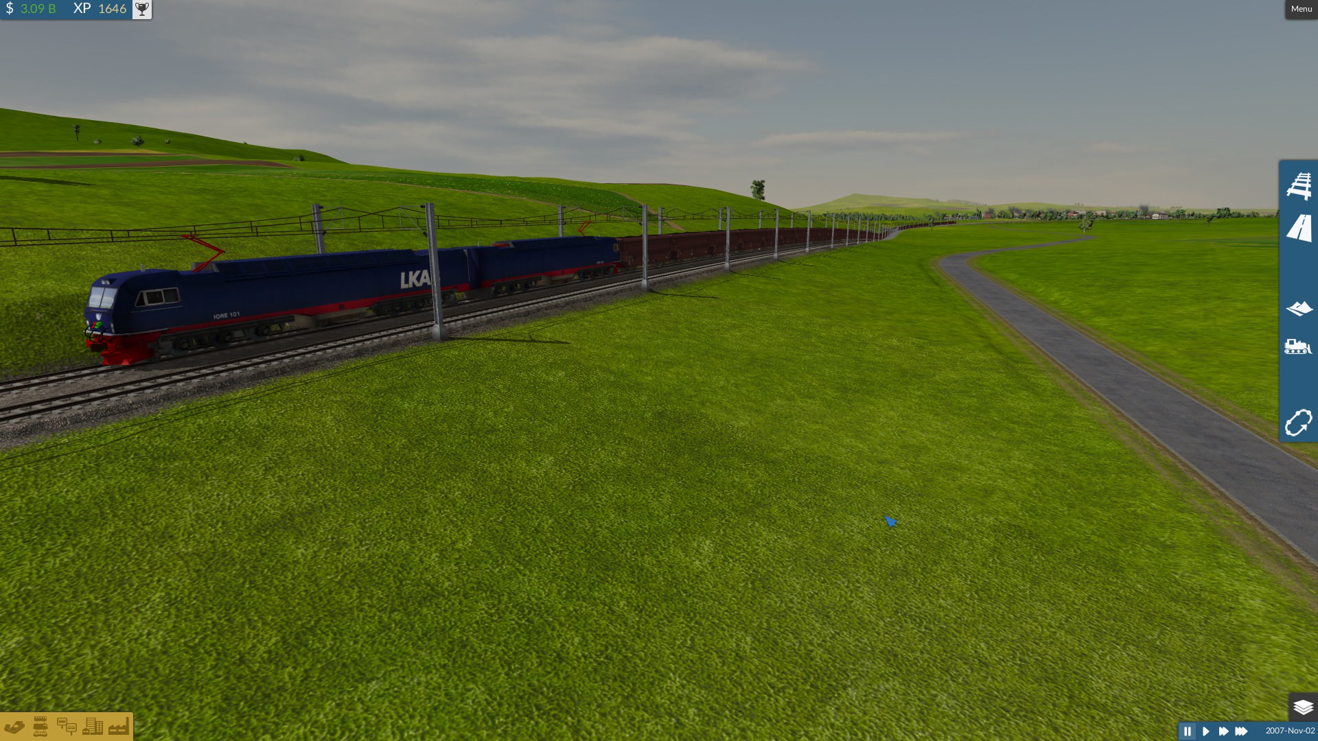 IORE locos with 68 ore wagons
