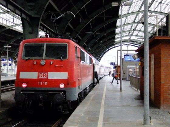 Baureihe 111 mit der Wagennummer 111 am Hagen HBF.