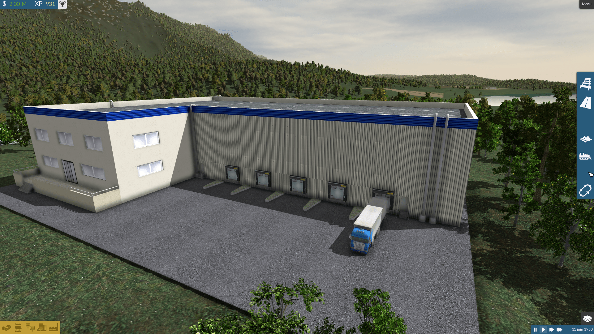 French modern entrepot logistique (finish at 80-85%)