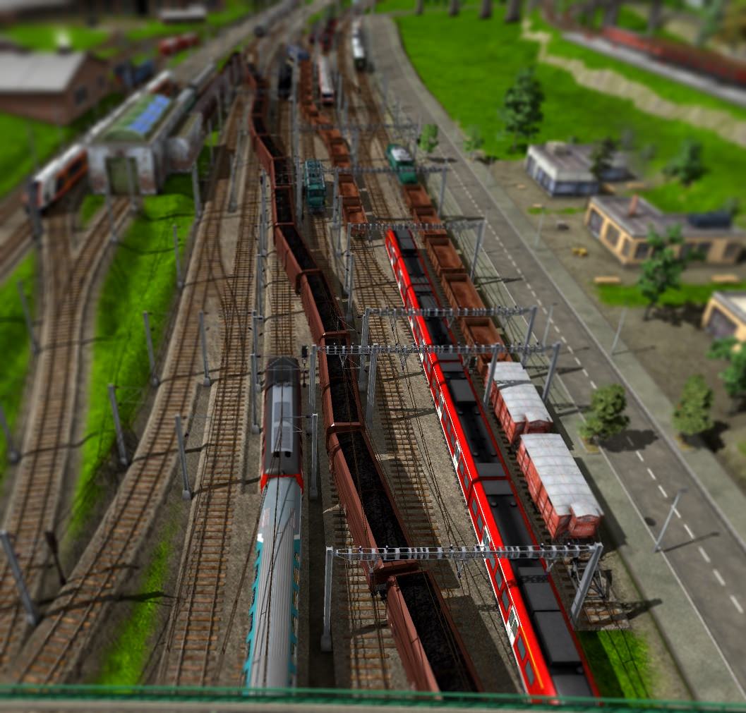 Bahnhofsvorfeld Worthing von Westen