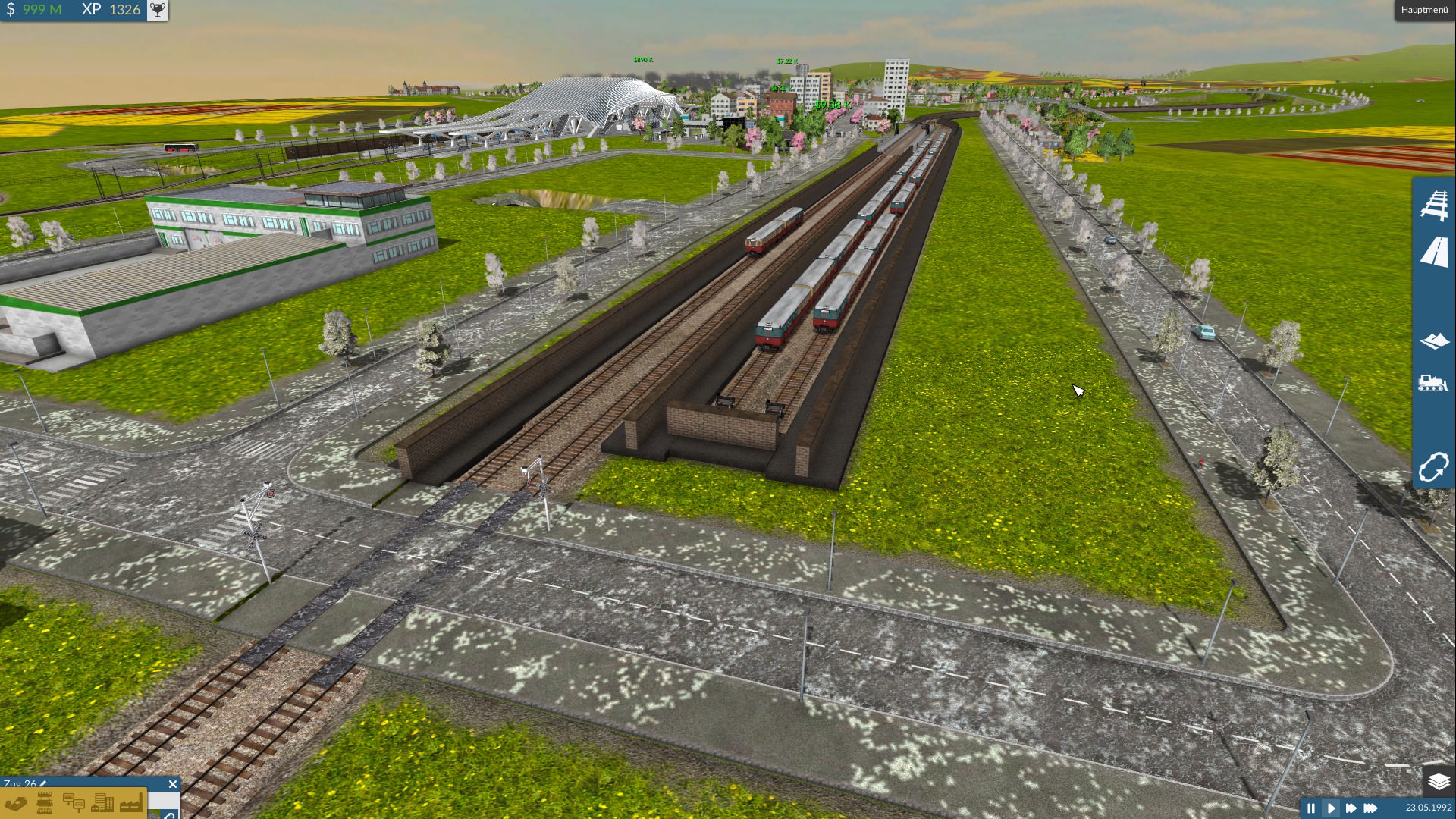 Kleines Stadbahndepot am rande der Stadt :)