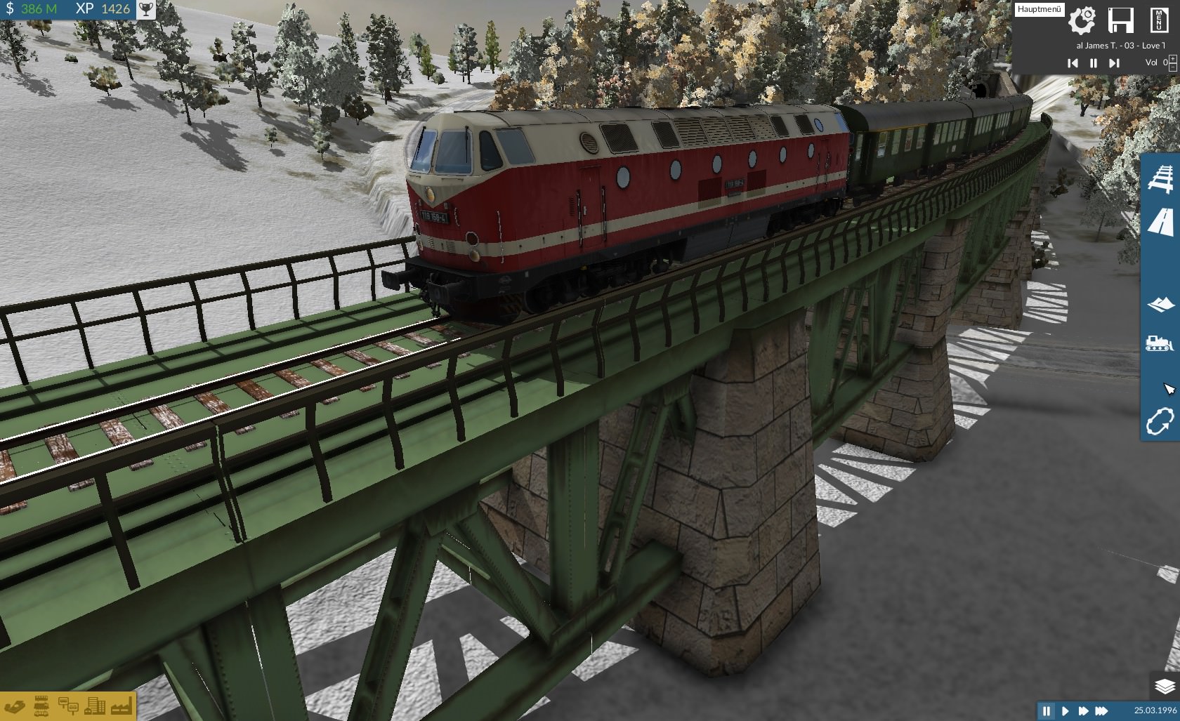 BR 119 auf der Becksdorfer Brücke