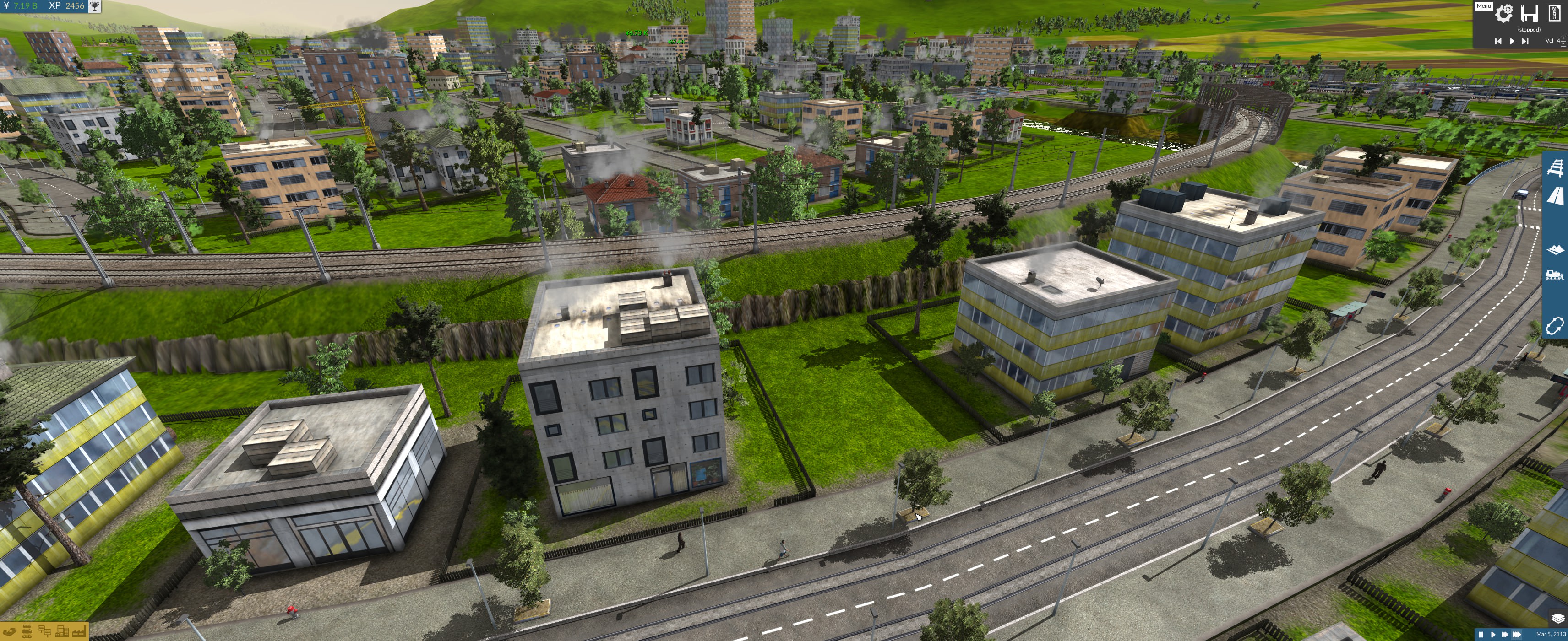 Stadt Zug, Einfahrt von Wetzikon