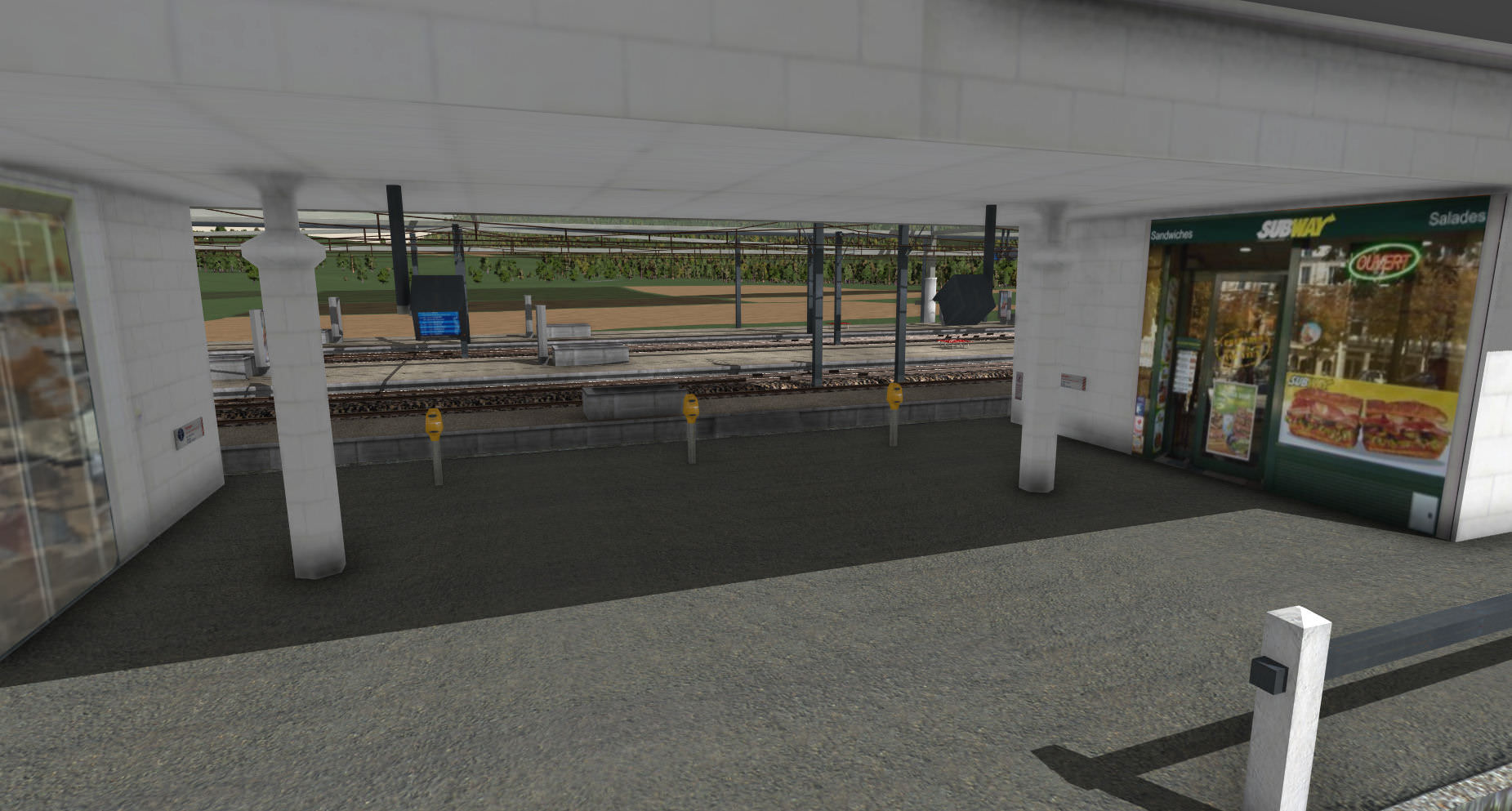 french train station