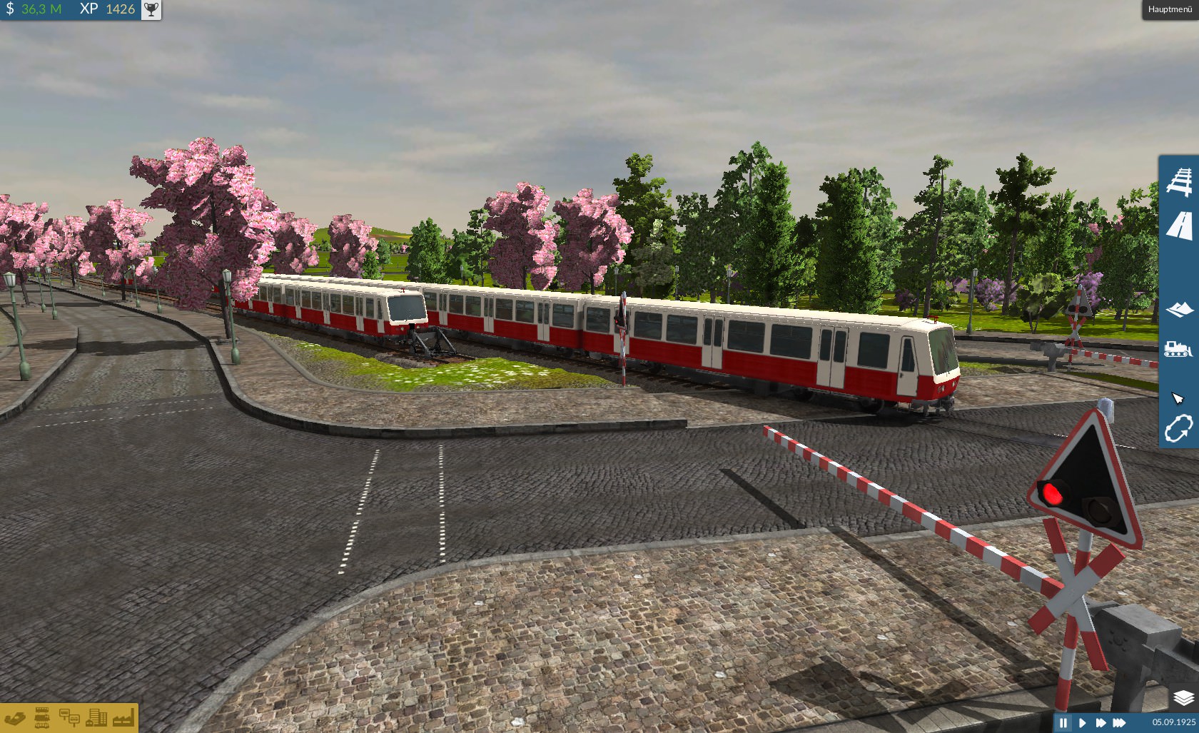 Tatra CKD R1 kurz vorm Endbahnhof