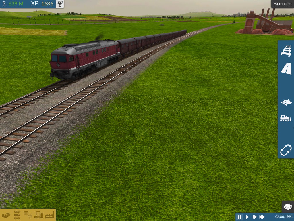 Güterzug mit BR 132 (DR)