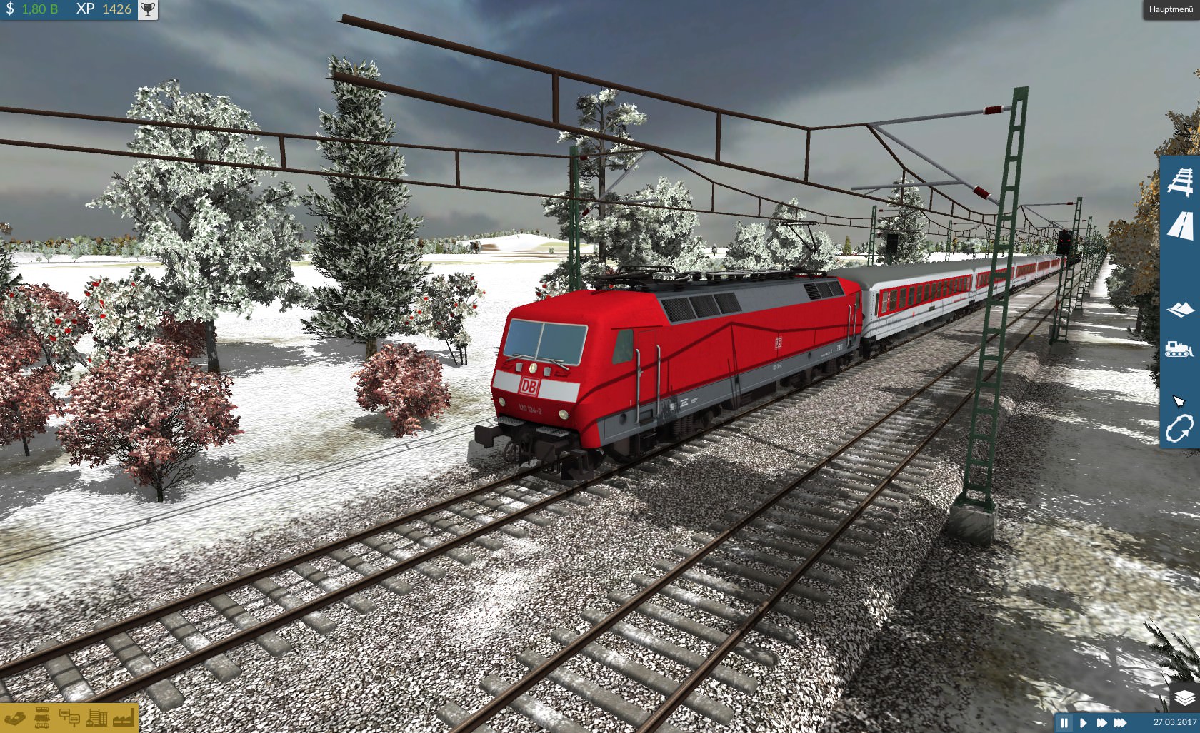Nachtzug mit BR 120
