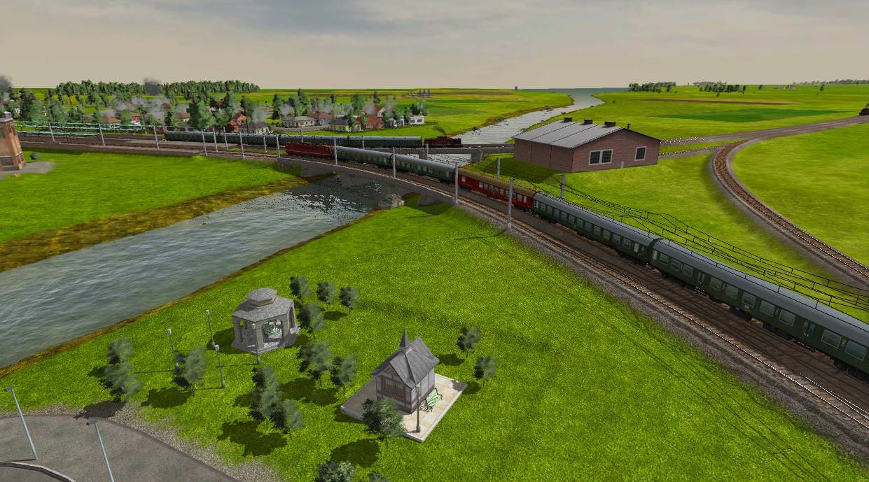 Einfahrt Scheifmühle Hbf (Blick gen Norden)