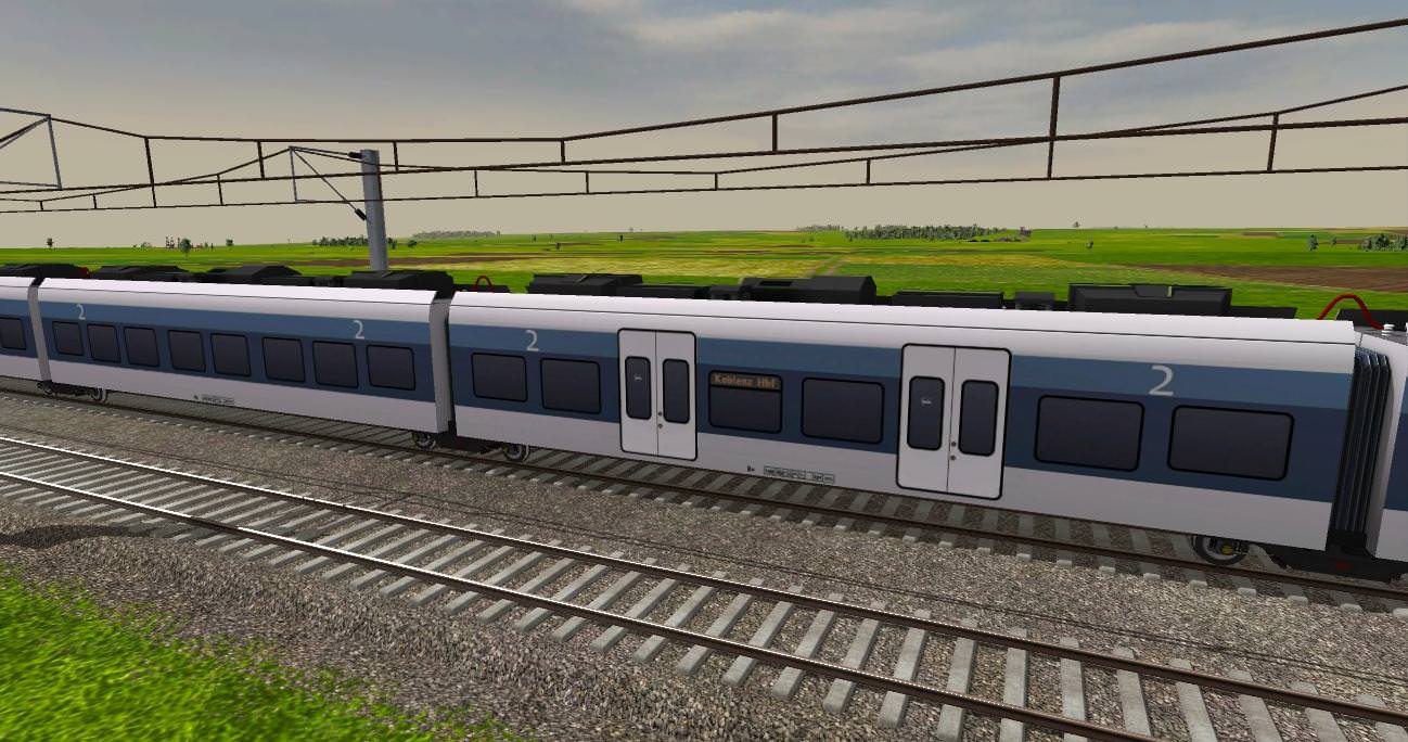 419 001 - Erster Lackierungsentwurf (Mittelwagen)
