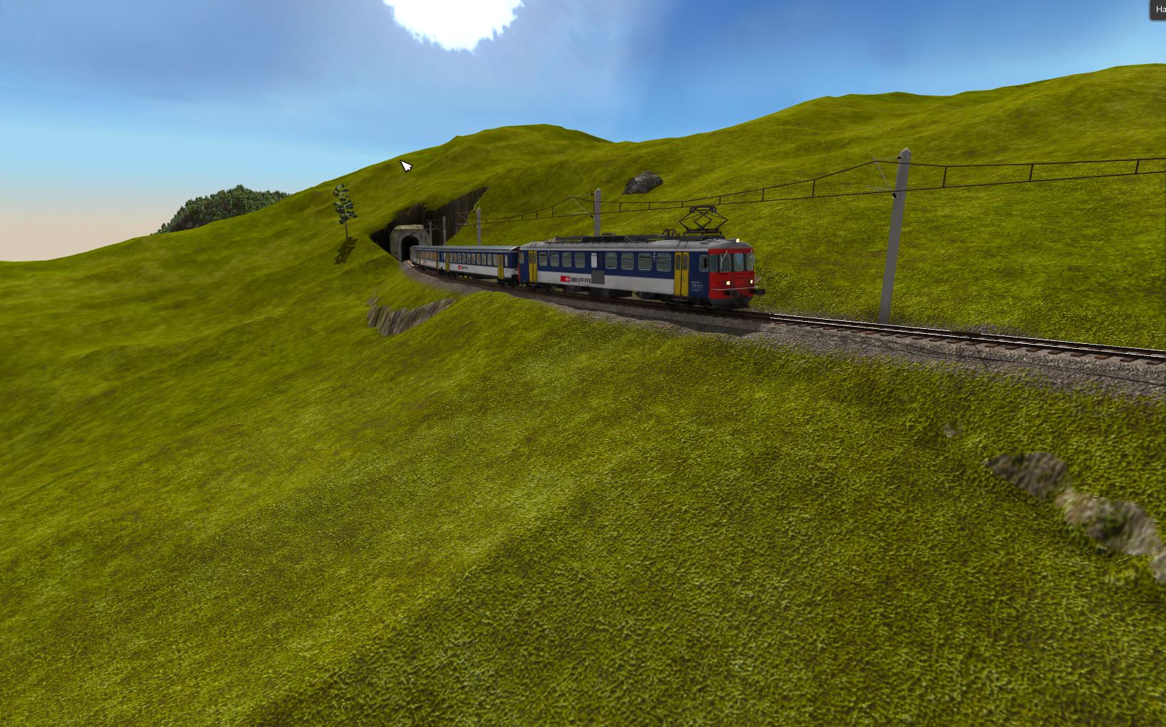 RBe 540 im Hochland