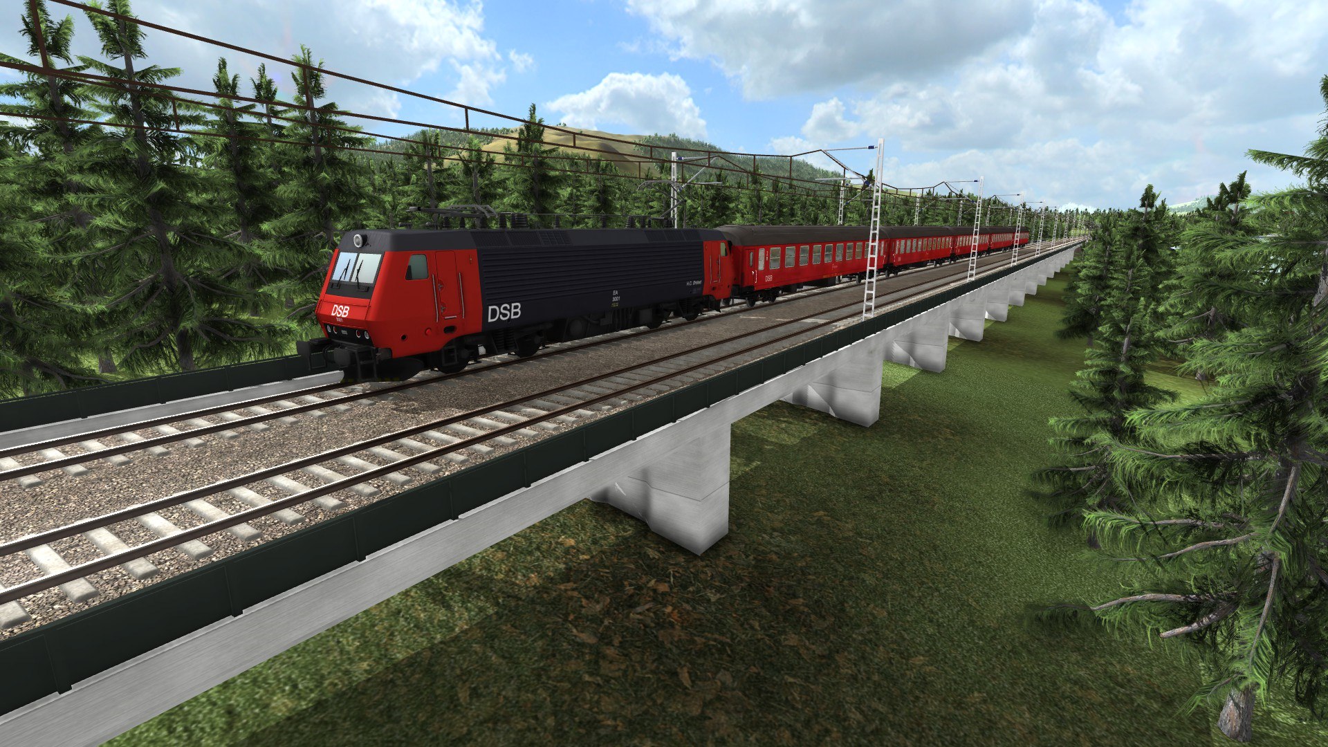 DSB EA 3001 "H.C. Ørsted" mit Schnellzug unterwegs