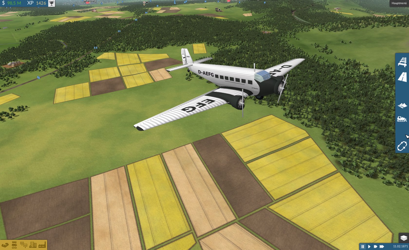 D-AEFG in der Luft