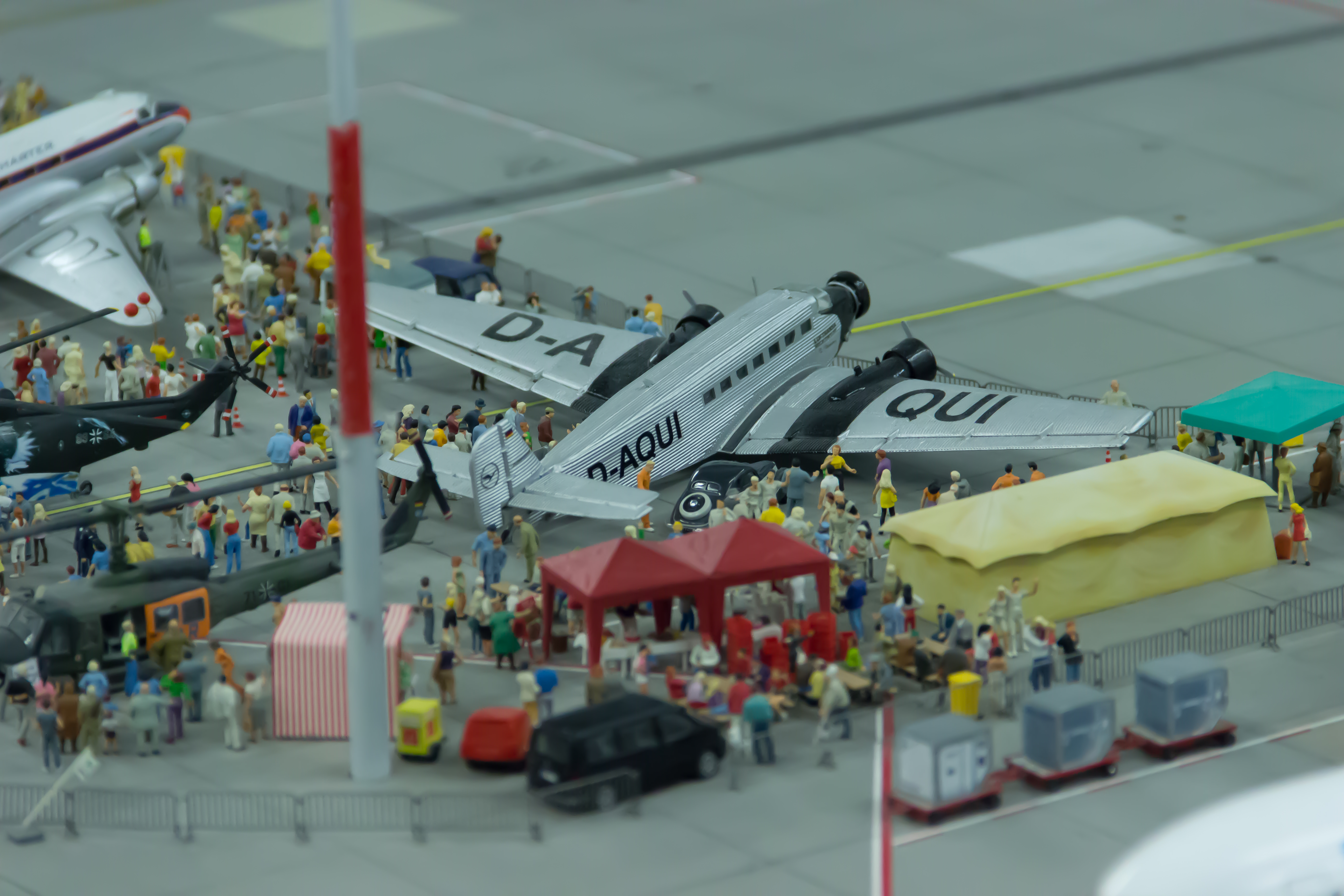 Ausschnitt der Flugzeugshow