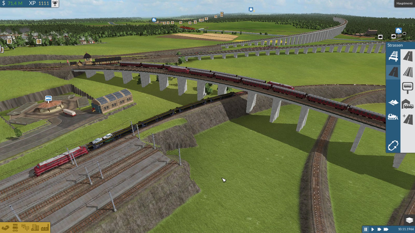 Ein Teil des Bahnhofsvorfelds bei Malmö