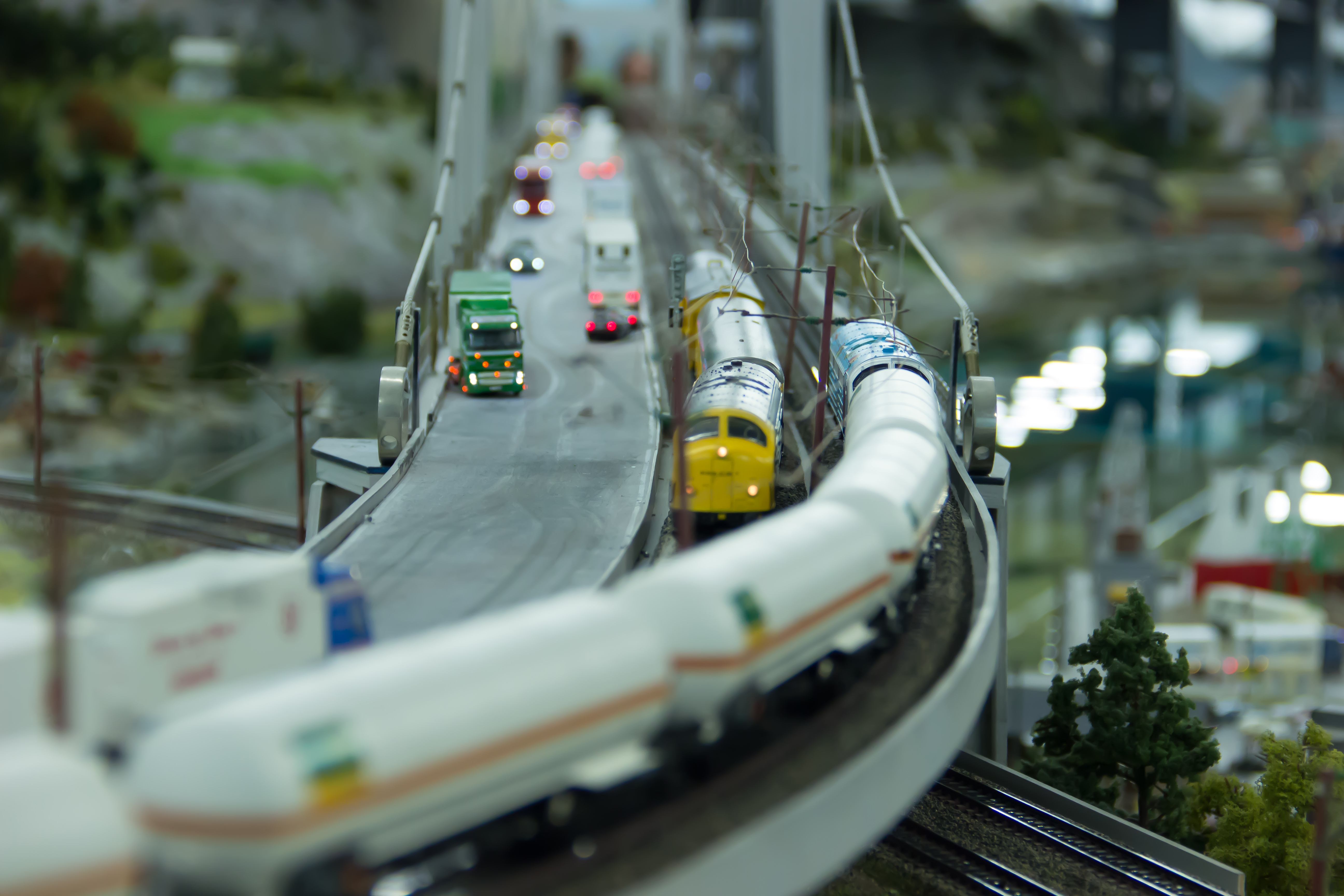 Die Brücke im vollem Einsatz