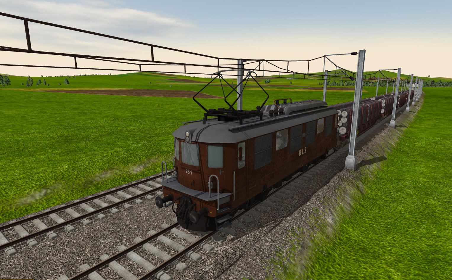 AE 4/4 mit Fracht