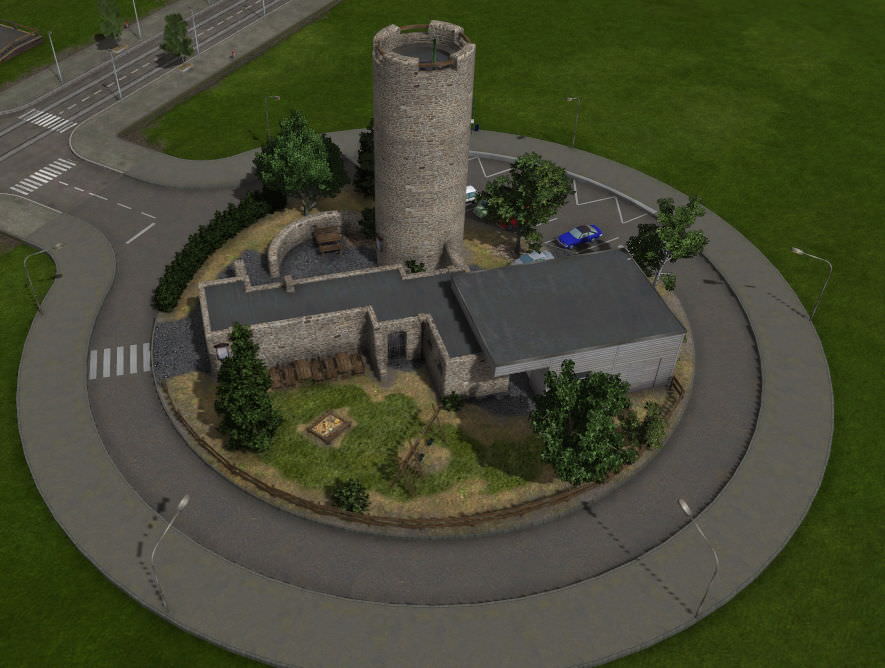 Wartturm Eichenzell als Bushaltestelle - jetzt als Download