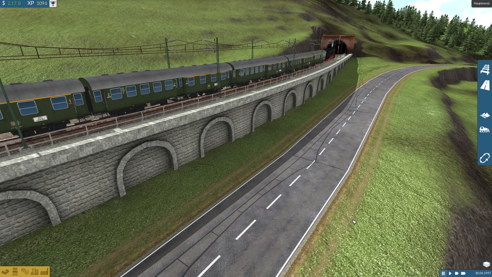Schönbau auf der Strecke
