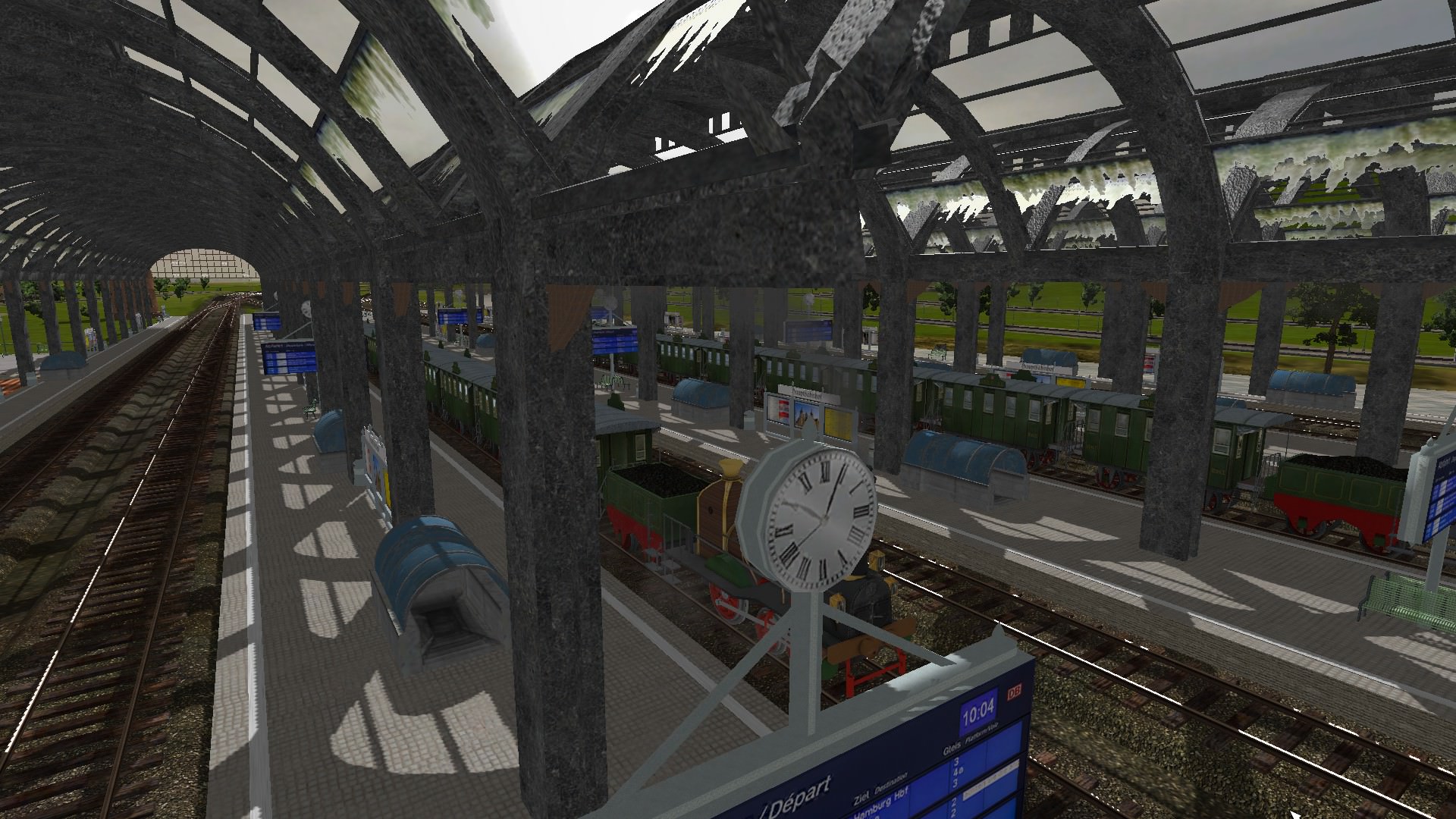 Endlich, Betrieb im Frankfurter HBF um 1851