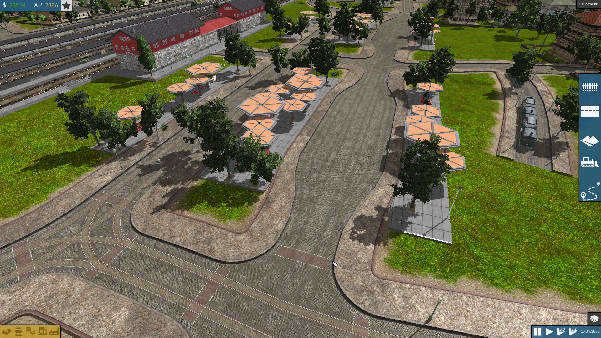 Barsinghausen Hauptbahnhof, Tram und Bus Stationen.
