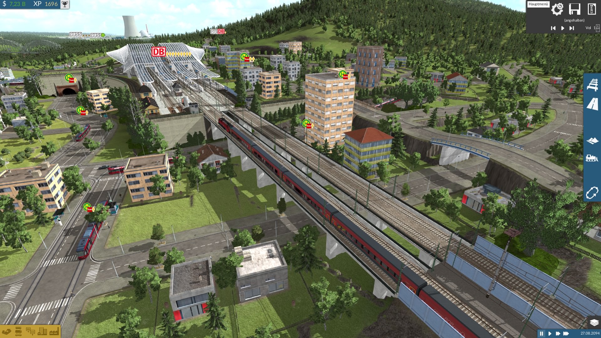 Hauptbahnhof meiner Österreichischen Map-Hälfte