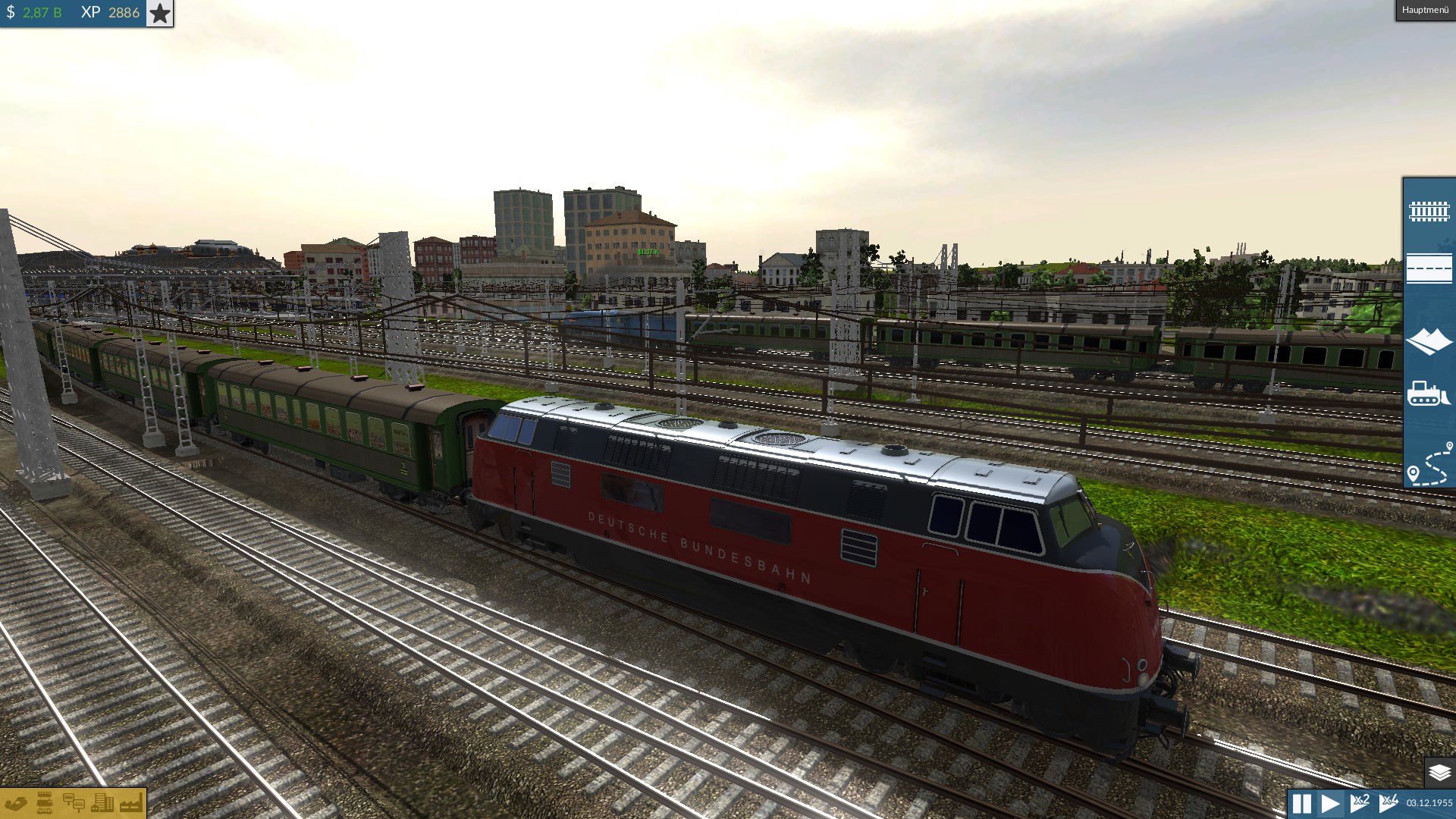 V200 Vorserie mit BC4 Waggons, Barsinghausen HBF ausfahrt.