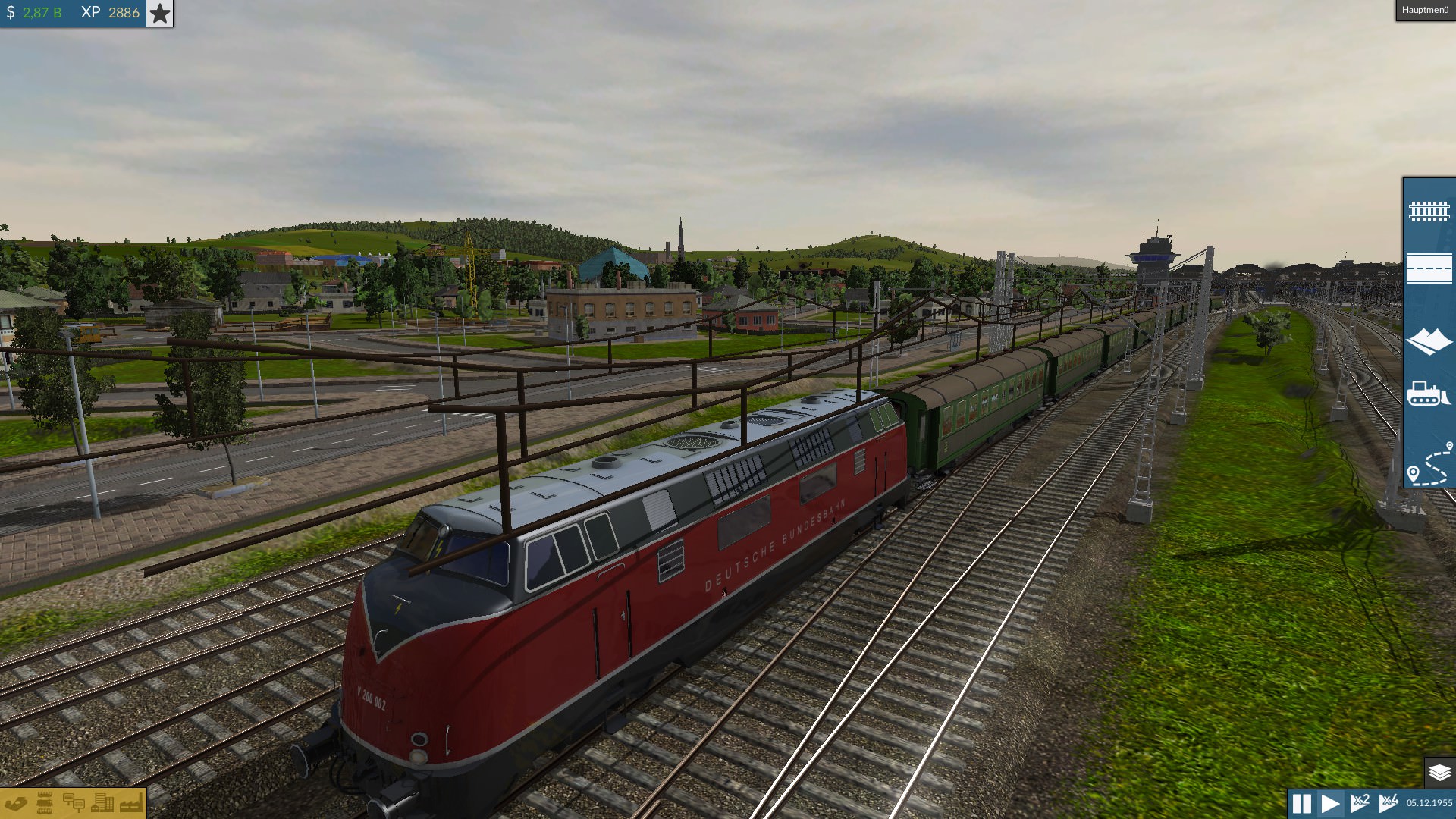 V200 Vorserie mit BC4 Waggons, Barsinghausen HBF ausfahrt.