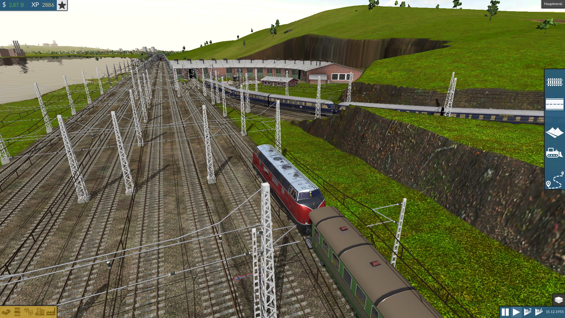 V200 Vorserie mit BC4 Waggons, Barsinghausen HBF ausfahrt.