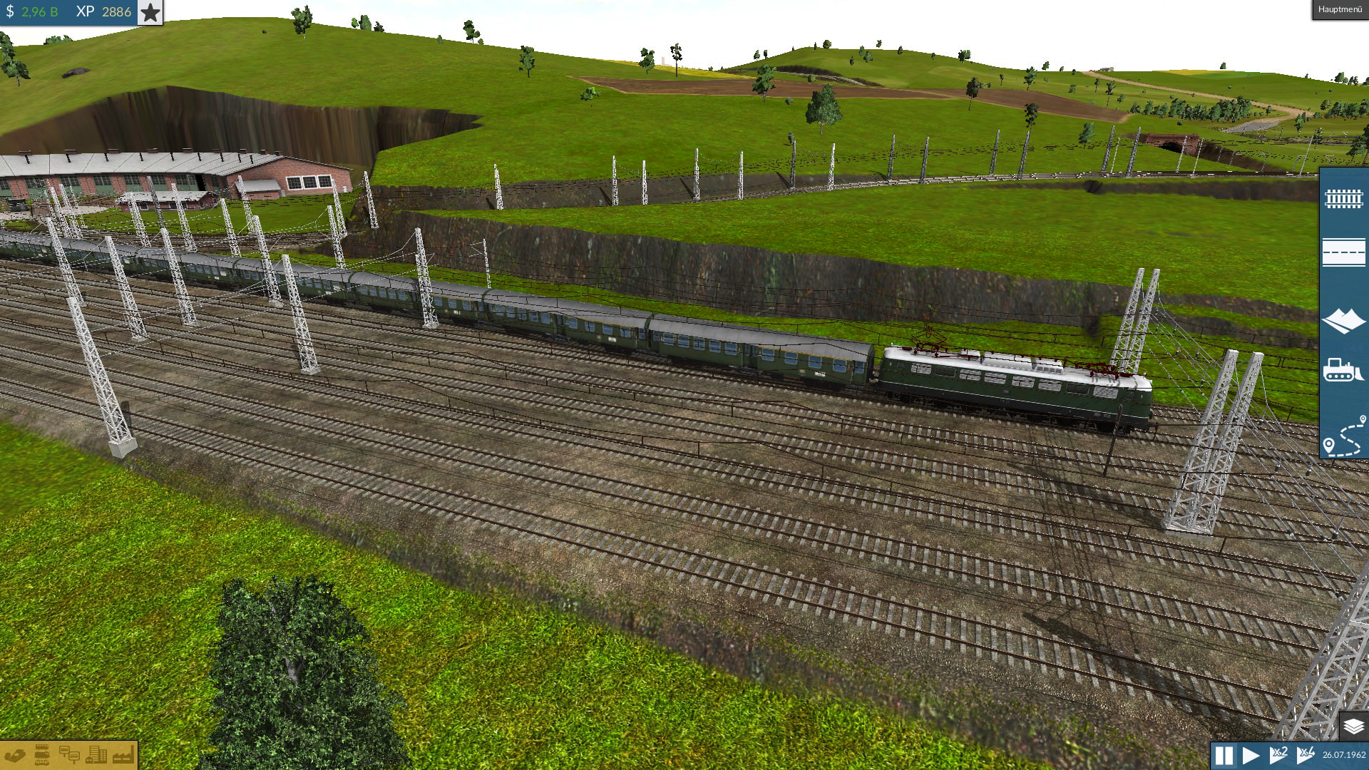 Revolution bei der Eisenbahn. Die ersten E-Loks werden für den Personen verkehr zugelassen. (E41 mit Umbauwagen)