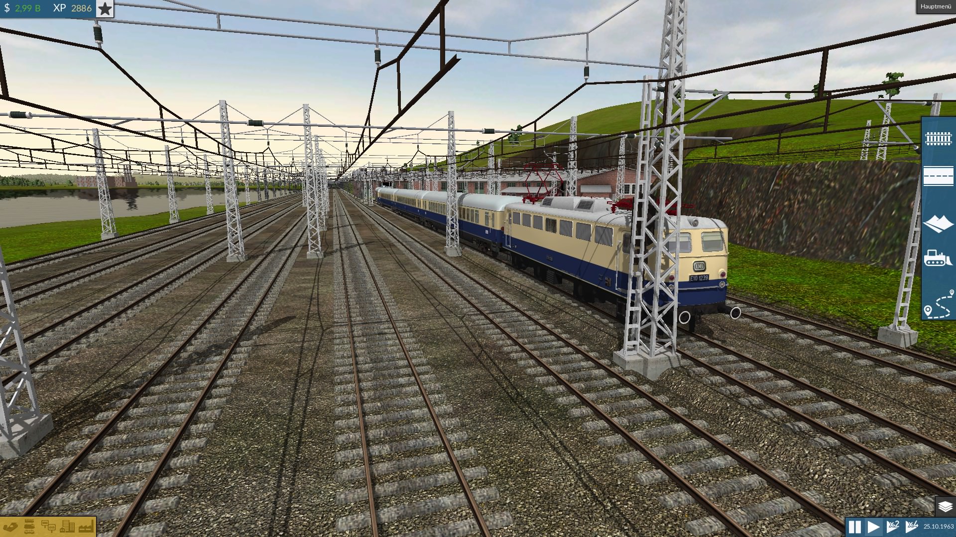 E10 mit Rheingold, Geburtsstunde des Nahverkehrs.