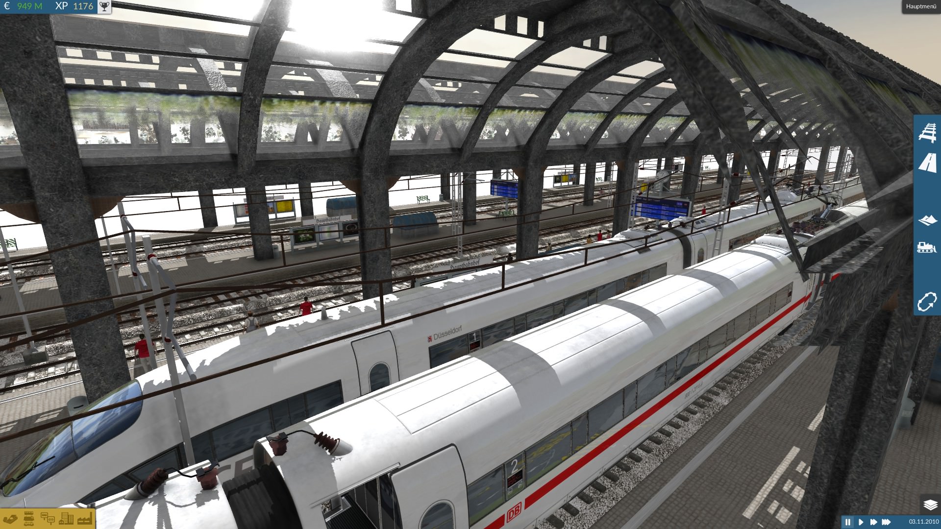 Treffen der ICE Linie 11 in Templin Hbf