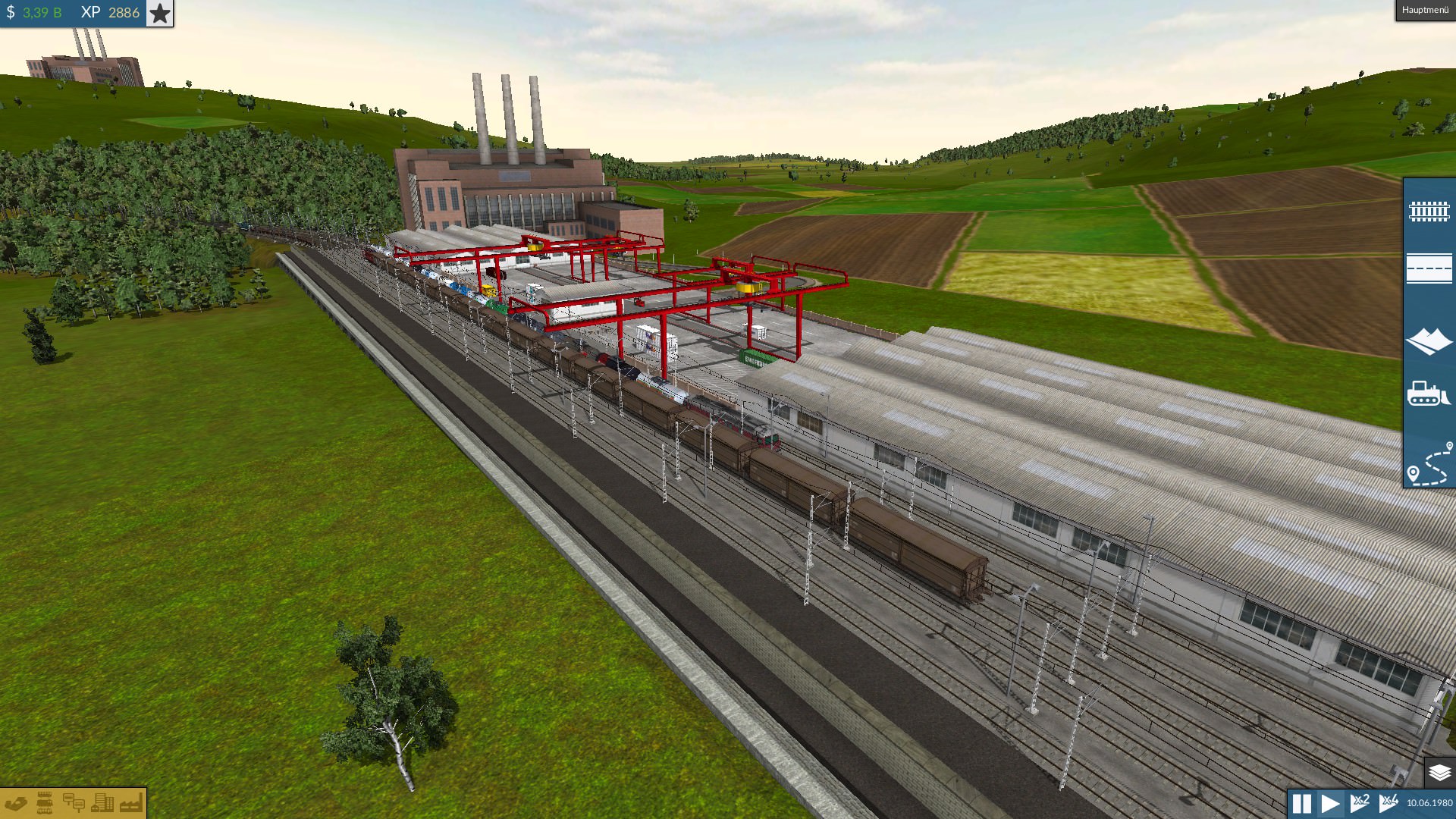 Neuer Umschlagbahnhof für Stahl und Öl für Güter.