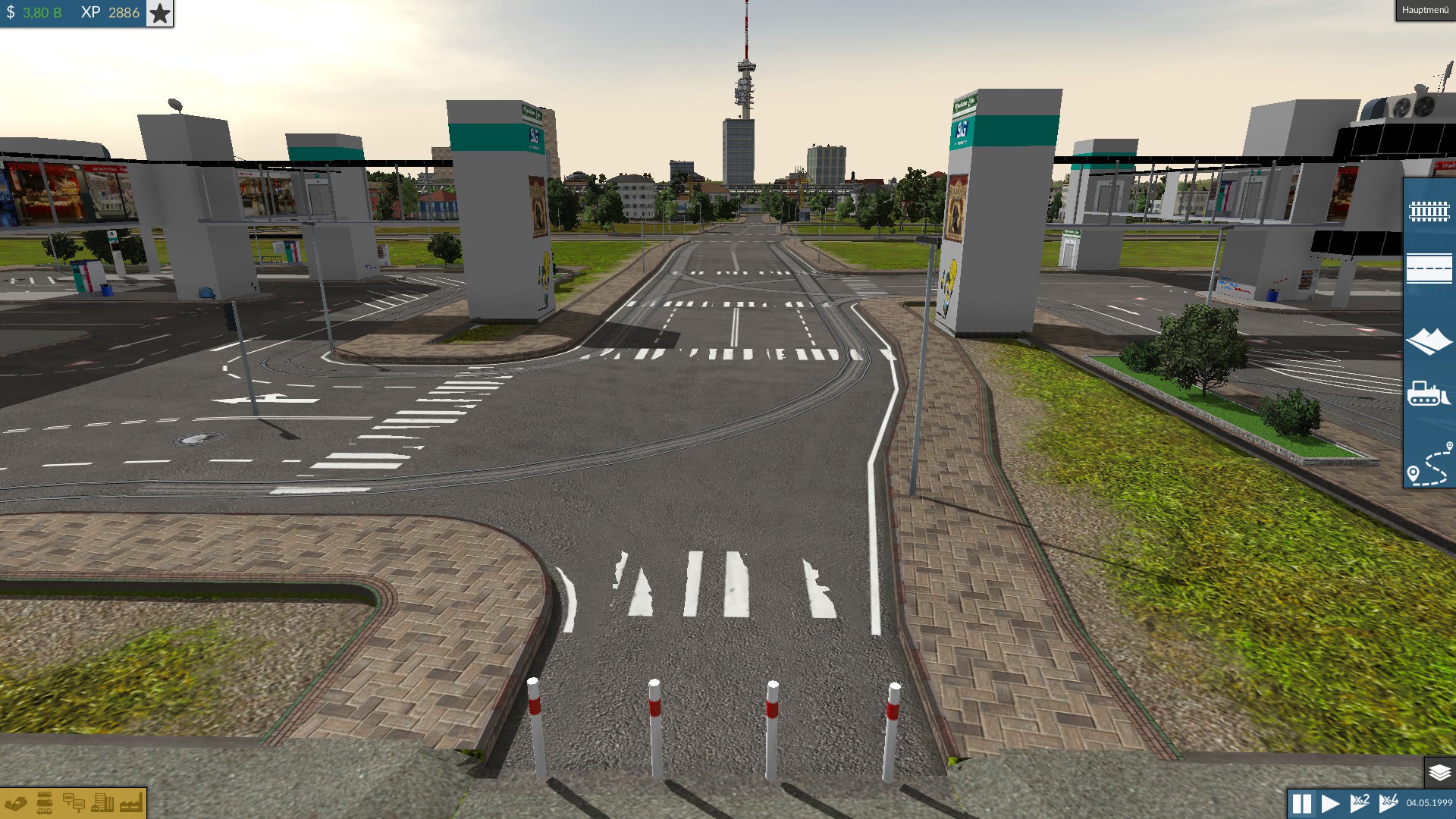 Der Neue HBF mit 2 Großen ÖPNV Stationen, mit sicht auf Barsinghausen