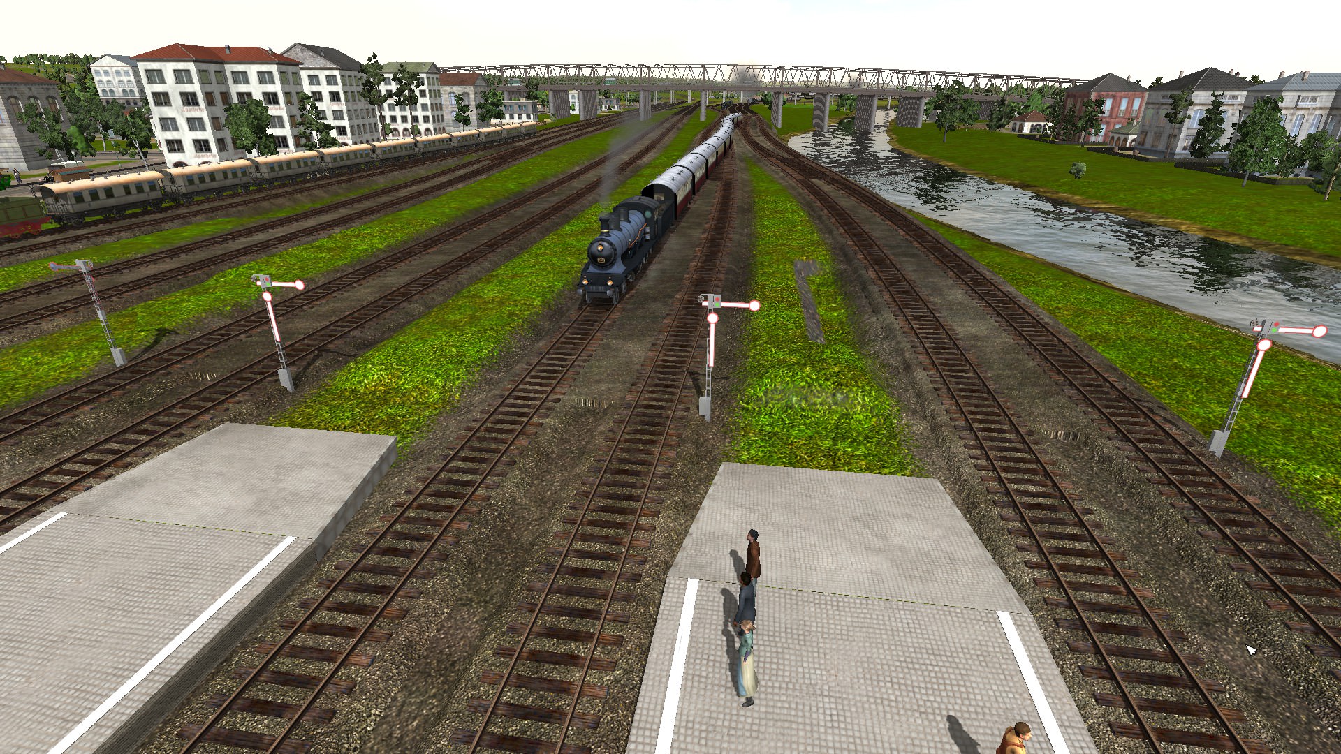 Parallel Einfahrt Misburger Hauptbahnhof