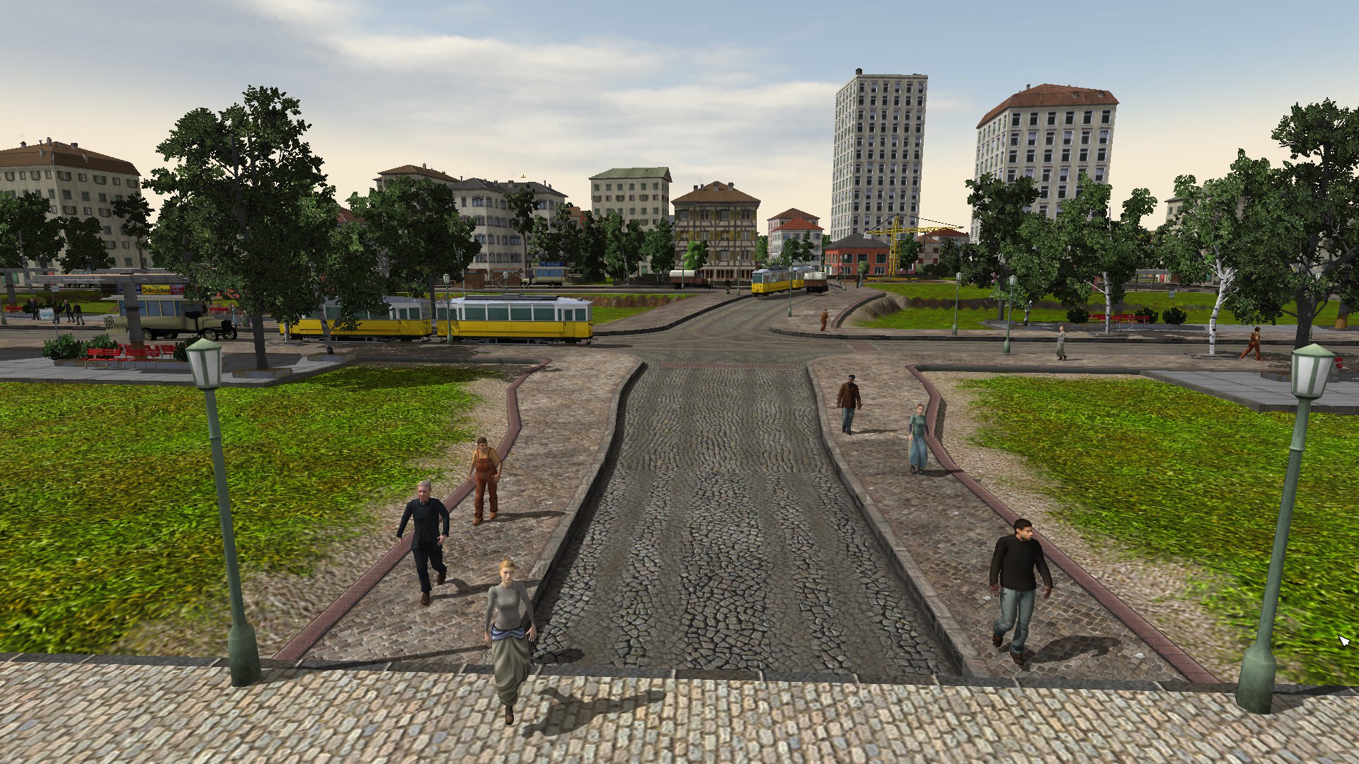Blick vom Misburger HBF richtung innstadt