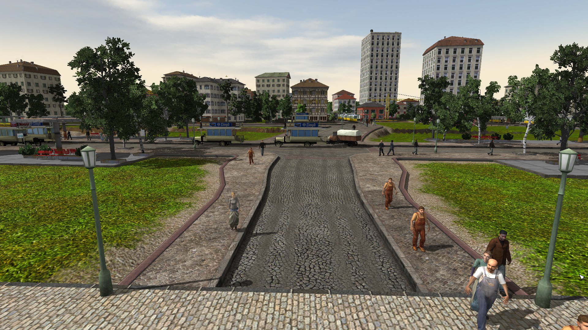 Blick vom Misburger HBF richtung innstadt