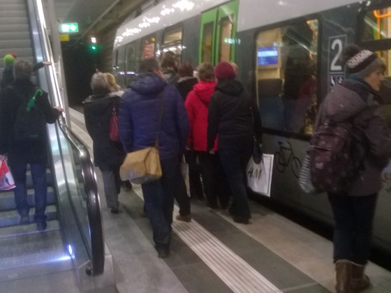 S-Bahn ein Stockwerk tiefer