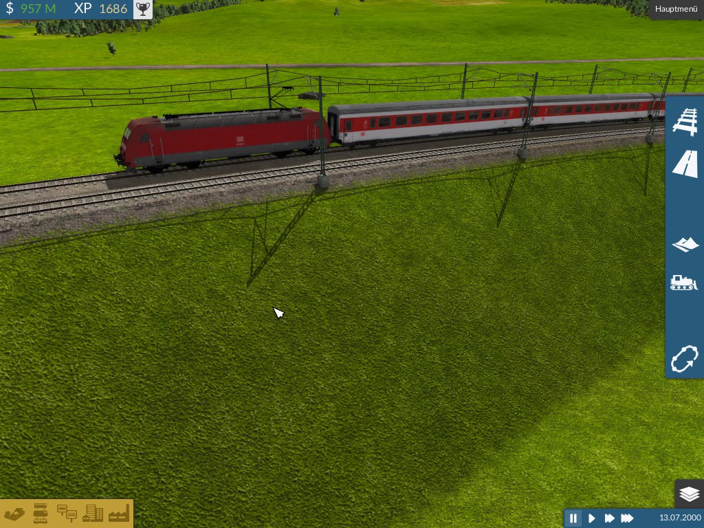BR 101 mit IC im Alpenvorland
